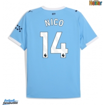 Manchester City Nico Gonzalez #14 Hjemmedrakt 2025-26 Kortermet